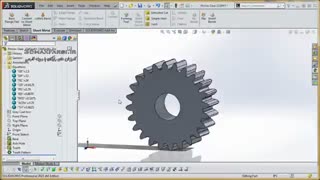 دانلود آموزش Methodically Designing a Spur Gear in SolidWorks
