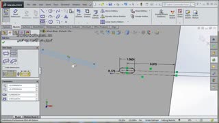 Creating a Wheel Blade Bracket in Solid Works دانلود آموزش