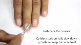 بلندشدن سریع ناخن جالب