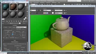 دانلود  آموزش آشنایی با بافت ها و متریال  در تریدی اس مکس از شرکت لیندا