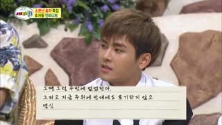 INFINITE - Hoya  Surprise Letter from Father - سورپرایز هویا(عضو اینفینیت) با خوندن نامه پدرش تو برنامه تلویزیونی !  ^_^