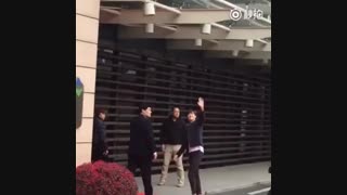 ❤اوپا لی مین هو ❤  2016.3.30خیلی خیلی داغ داغ همین امروز اوپا لی مین هو در فرودگاه شانگهای چین