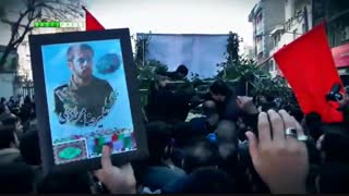 تشییع پیکر شهید مدافع حرم علیرضا مرادی