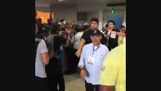 ❤ اوپا لی مین هو ❤  2016.4.2خیلی خیلی داغ داغ همین الان اوپا لی مین هو وارد مراسم فن میتینگ Bench  در مانیل، فیلیپین شد