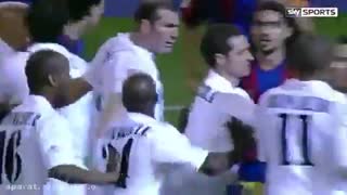 دعوای زیدان و انریکه در ال کلاسیکو (نوستالژی)