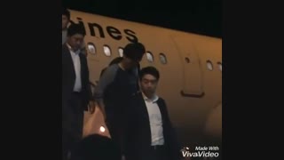 ❤اوپا لی مین هو❤ 2016.2.4 خیلی خیلی داغ داغ خارج شدن اوپا لی مین هو از هواپیما تو فرودگاه Cebu