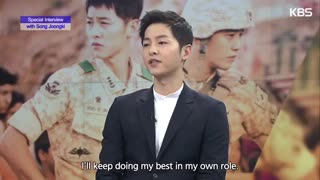 Interview of Song Joong Ki with KBS News 9