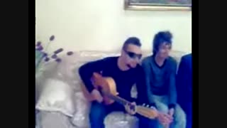 متین دو حنجره اجرای زنده ی طناب دار و به توچه در مهمانی