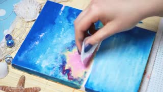 نقاشی غروب خورشید