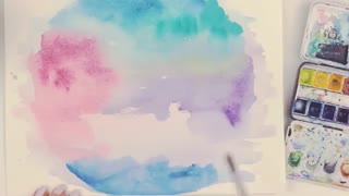 رنگ کردن ساعت دیواری - قشنگ ❤