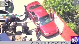 پایان خشونت‌آمیز تعقیب و گریز پلیسی در میامی