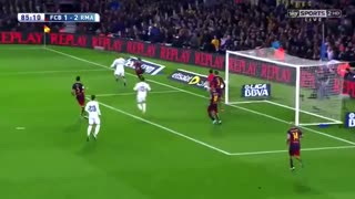 گل پیروزی رونالدو به بارسلونا در ال کلاسیکو