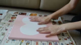 ساخت تابلو برای  دیوار اتاق دکور