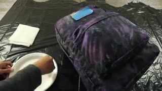 رنگ کردن کیف مدرسه گلکسی