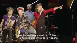 حضور گروه موسیقی راک، میان هواداران کوبایی ۱