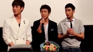 بازیگران اصلی فیلم مخفیانه (کیم سوهیون, پارک کی وونگ,لی هیون وو)