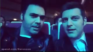 باربد بابایی و پوریا حیدری(الان یکی به من بگه این دابسمشه آیاااااا؟؟؟؟اگه دابسمشه چرا صداشون میاد!!!!)