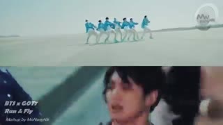 bts run got7 fly mix