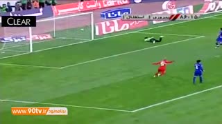 گل های کریم باقری در دربی