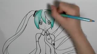 how to draw hatsune miku