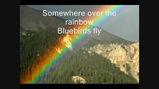 آهنگ  بسیار زیبا و آرامش بخش فراتر از رنگین کمان (Over The Rainbow) همراه با متن آهنگ و ترجمه فارسی