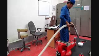 جاروی صنعتی |نظافت کارخانه های پتروشیمی|جاروب کارخانه ها