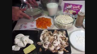 سوپ جو با سس بشامل