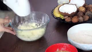 طرز تهیه نان موز و نارگیل خووووووشمزه