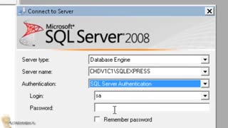 SQL Server 2008 error 18456