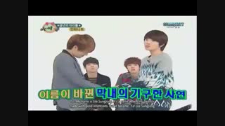 INFINITE - Compilation of Ya Lee Sung Jong - غُر زدن لی سونگ جونگ(مکنه) رو سر کیم سونگ کیو(لیدر) گروه اینفینیت ... خخخخخ !  D: