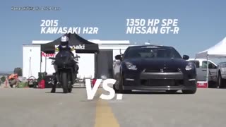 King Fun : جدال موتور Ninja H2R در برابر بوگاتی ویرون ، GT R و McLaren