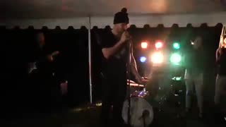 Stephen Amell singing at Nocking Point Party