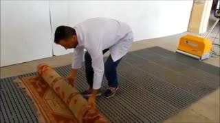 خاک گیر دستی فرش و قالی, تجهیزات قالیشویی مدرن, دستگاه خاک گیر قالی و فرش