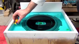 آزمایش آب و صدا