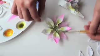 جاشمعی گل با خمیر پلیمر 2 - قشنگ