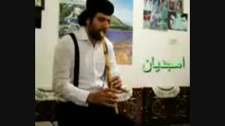 چارلی چاپلین با ساز نی حامد  امجدیان