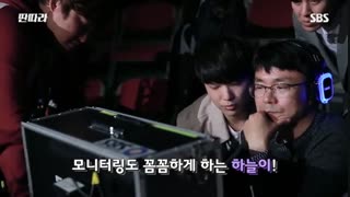 پشت صحنه قسمت تست خوانندگی مین هیوک در Entertainer