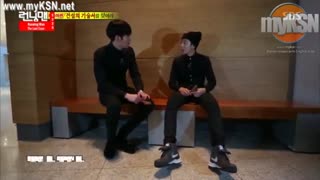 کات بامزه ی کیم ووبین و لی هیون وو - رانینگ من 225