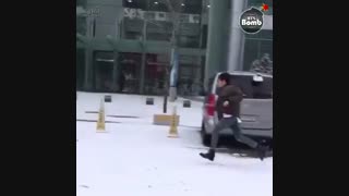 [bangtanbomb] snowball fight