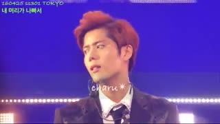 160425     کنسرت   ژاپن دابل اس تو کییو ss301 tokyo ⑥내머리가나빠서doubles301