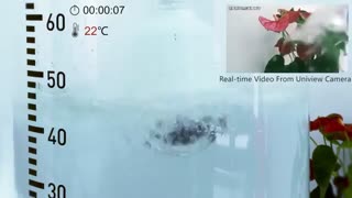 دوربین متحرک uniview در حال کارکرد در زیر آب