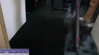 بخار شوی صنعتی - بخار شور مکنده دار - بخار شو