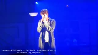 اجرای عالی کیوهیون سوپر جونیور در اوساکا ، Super junior .