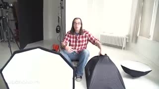 ۳ نوع نگاه با ۳ نور سافت باکس مختلف