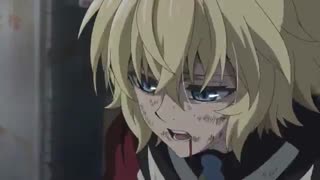 owari no seraph..mika drink yuus blood