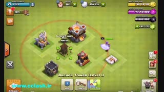 هک کلش آف کلنز با جم نامحدود و تمام نشدنی