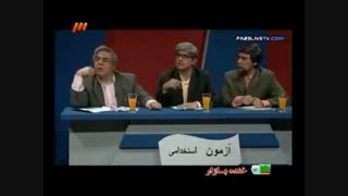شوخی برنامه خنده بازار با متین دو حنجره