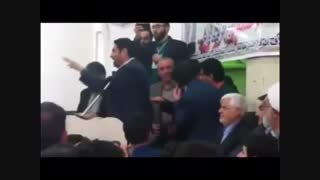احمد بیگدلی نماینده ملعون اصلاح طلب در حضور عارف منافق