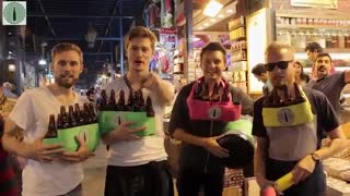 King Fun : اجرای آهنگ با بطری !!