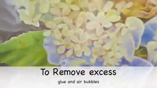 دکوپاژ روی ظرف شیشه ای